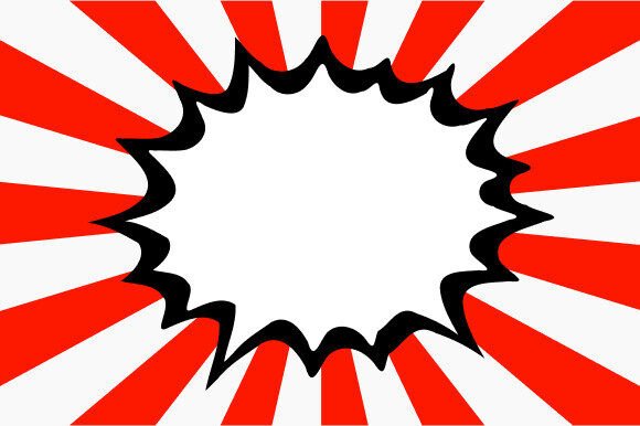 Abstract Comic Burst: Graphics for Dynamic Branding