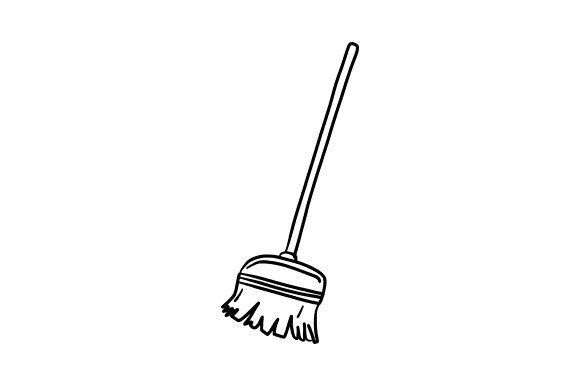 Broom Silhouette