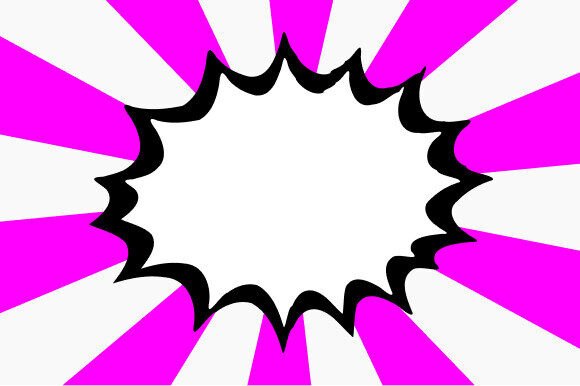 Comic Flag with Halftone Effect: Graphics for Creative Projects