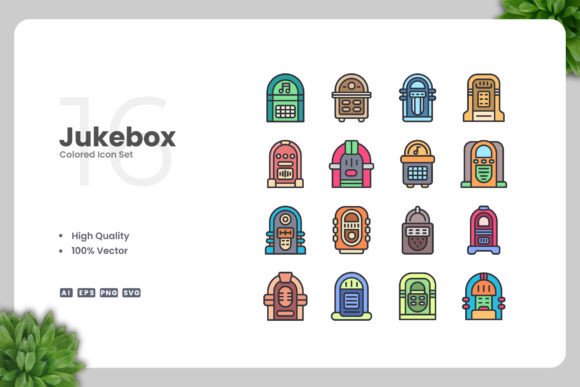 Jukebox Colored Icons Review