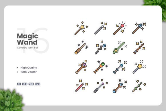 Magic Wand Colored Icons Review
