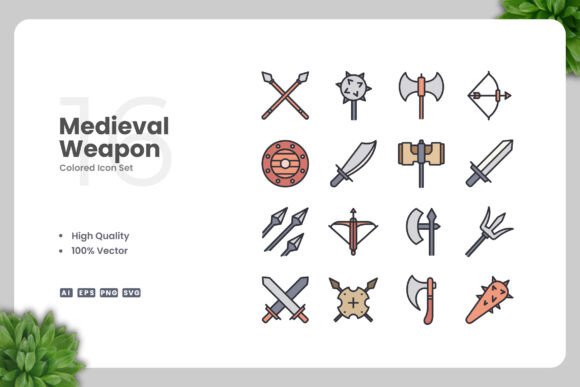 Medieval Weapon Graphics and Icons