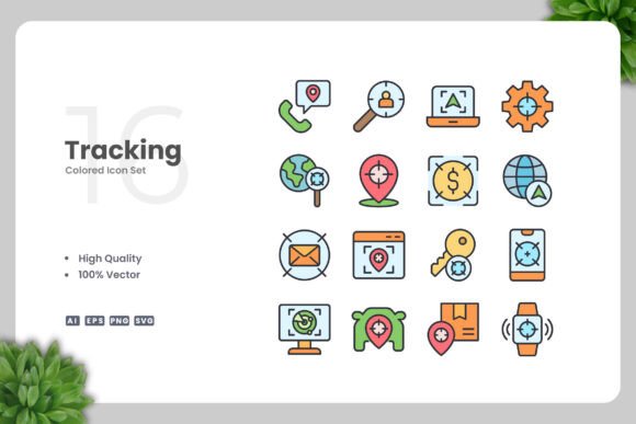 Tracking Colored Icons